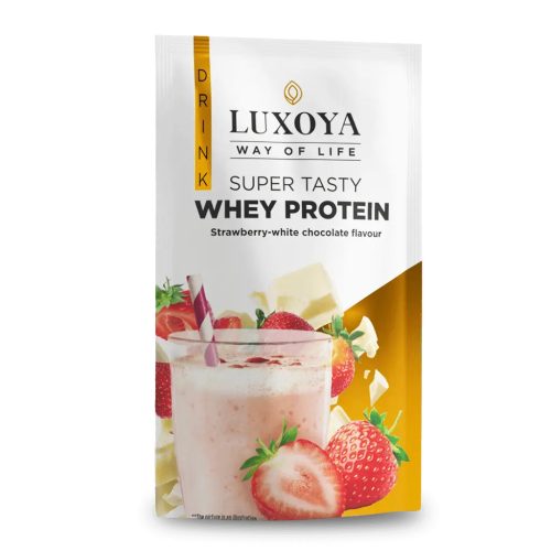 Super Tasty Whey Protein - 30g - Eper-fehér csokoládé ízű