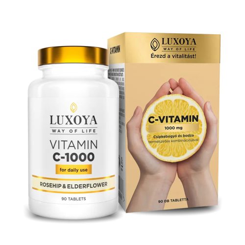 Vitamin C-1000 Bevonatos Étrend-kiegészítő Tabletta - 90db