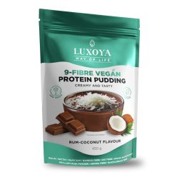   9-Fibre Vegan Protein Pudding - 450g - Rumos-kókuszos csokoládé ízű