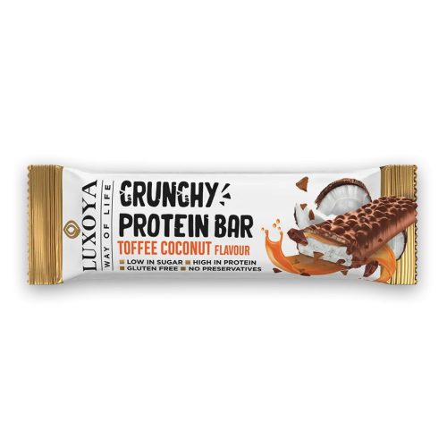 Crunchy Protein Bar - 45g - Karamella kókusz ízű